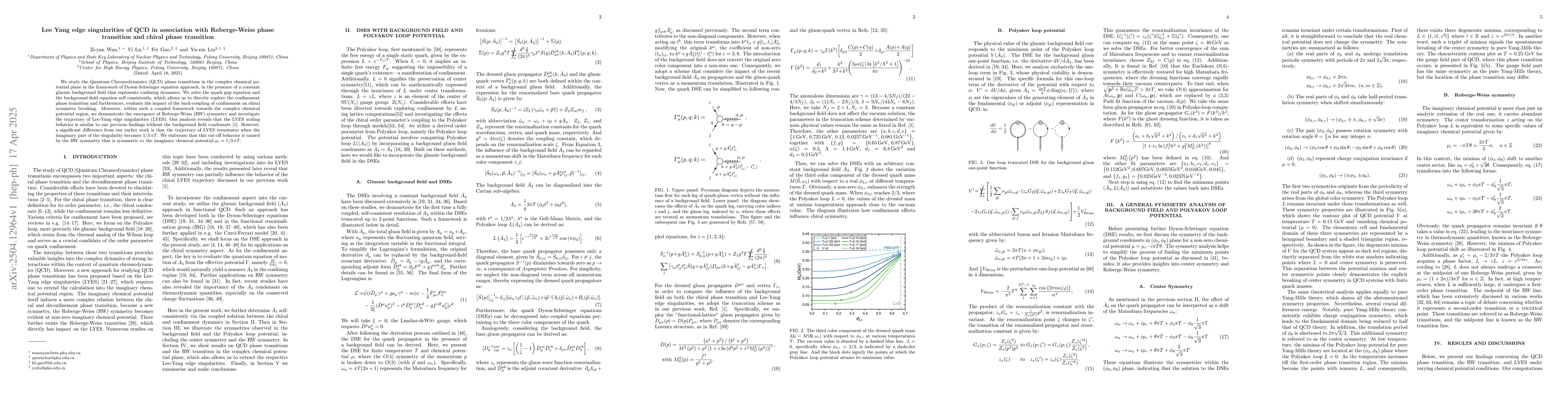 Thumbnail for Lee Yang edge singularities of QCD in association with Roberge-Weiss
  phase transition and chiral phase transition