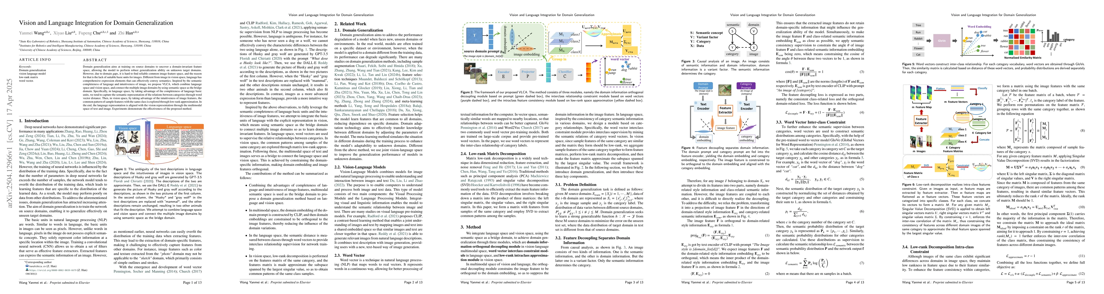 Thumbnail for Vision and Language Integration for Domain Generalization