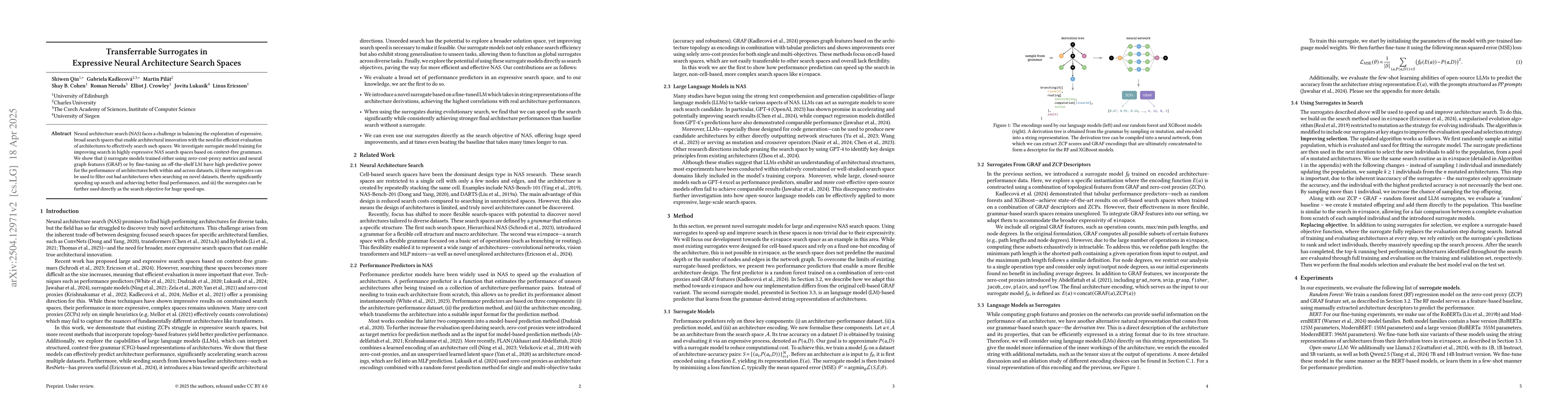 Thumbnail for Transferrable Surrogates in Expressive Neural Architecture Search Spaces