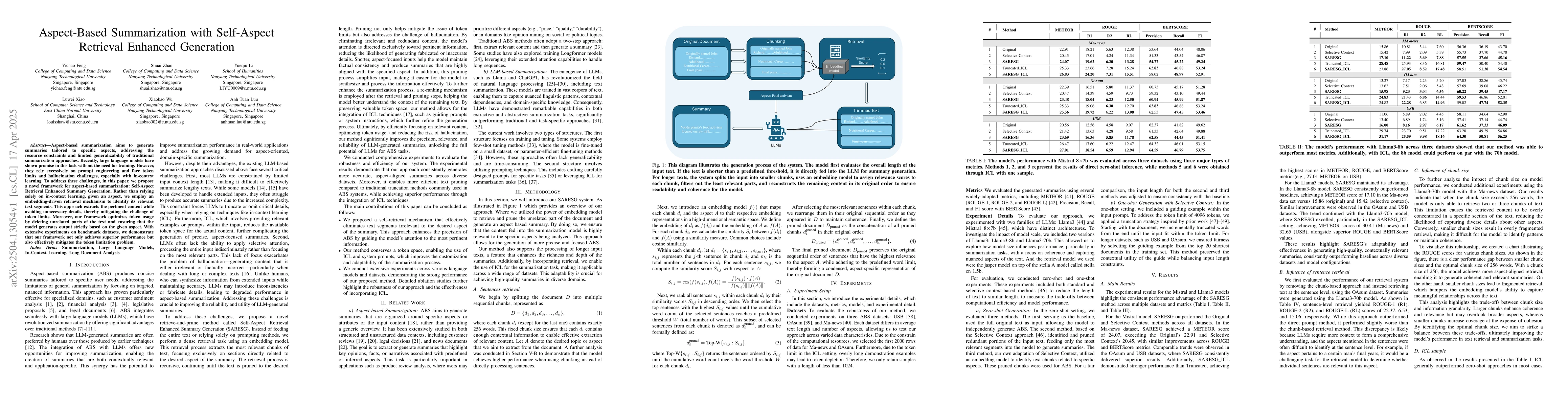 Thumbnail for Aspect-Based Summarization with Self-Aspect Retrieval Enhanced
  Generation