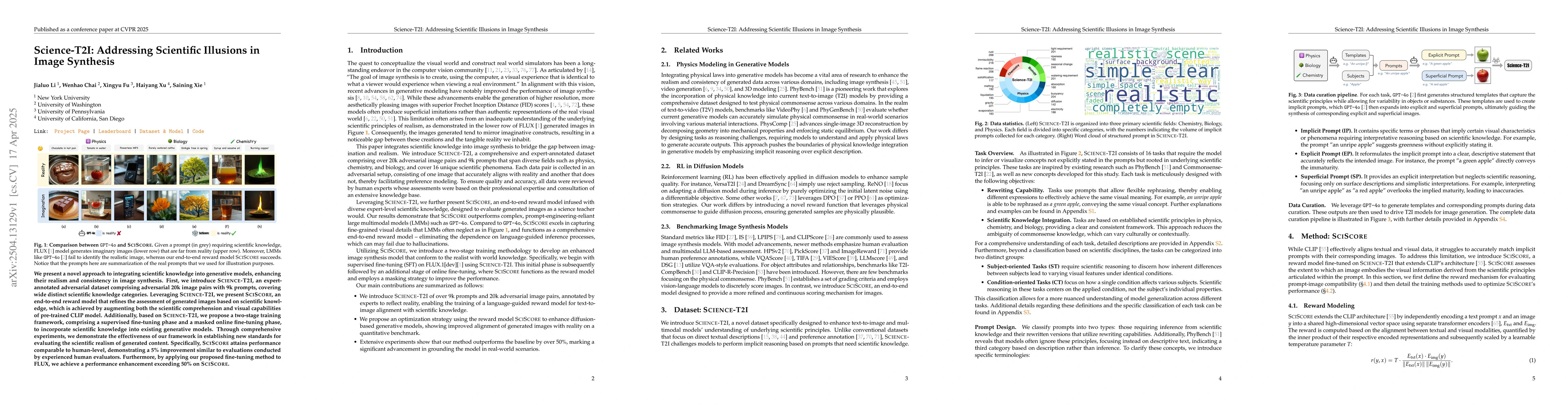 Thumbnail for Science-T2I: Addressing Scientific Illusions in Image Synthesis