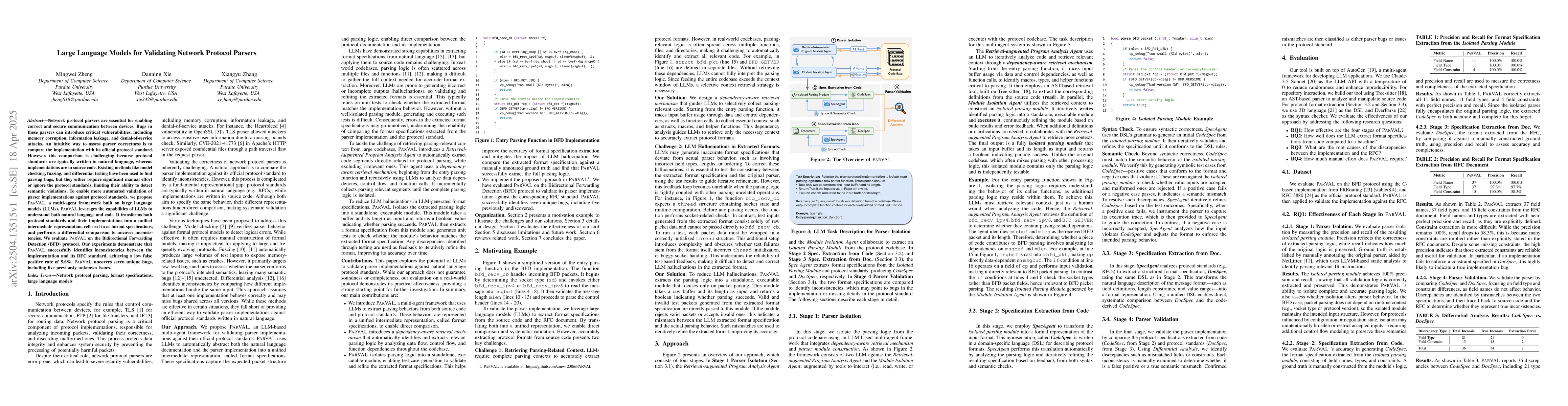 Thumbnail for Large Language Models for Validating Network Protocol Parsers