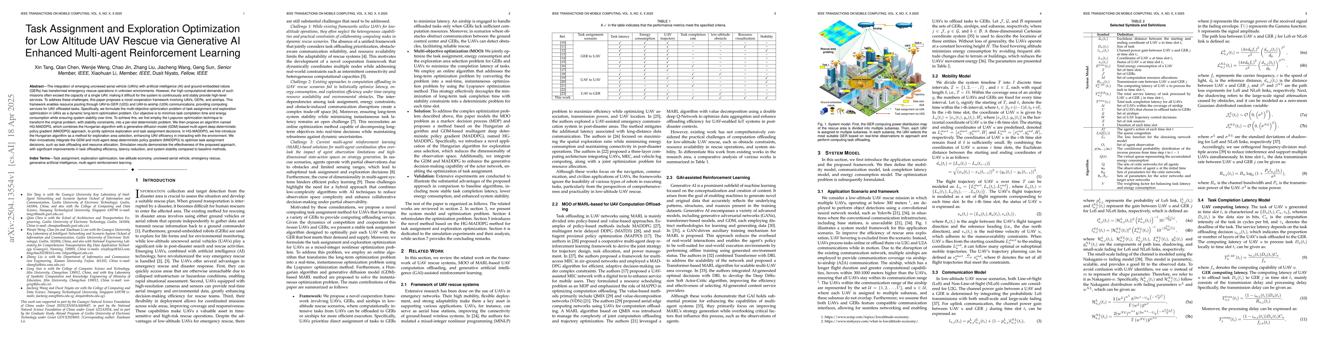 Thumbnail for Task Assignment and Exploration Optimization for Low Altitude UAV Rescue
  via Generative AI Enhanced Multi-agent Reinforcement Learning