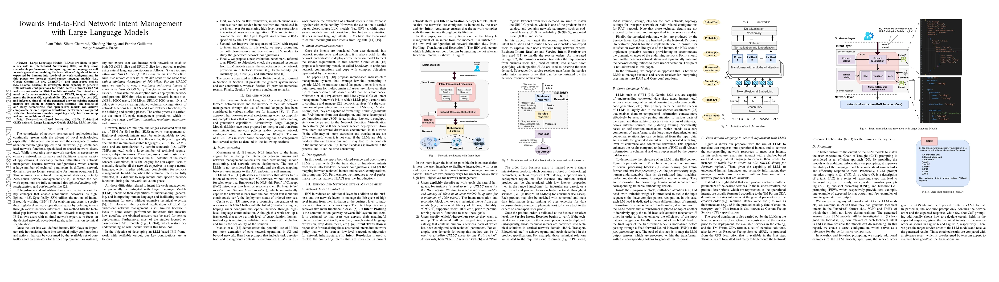 Thumbnail for Towards End-to-End Network Intent Management with Large Language Models