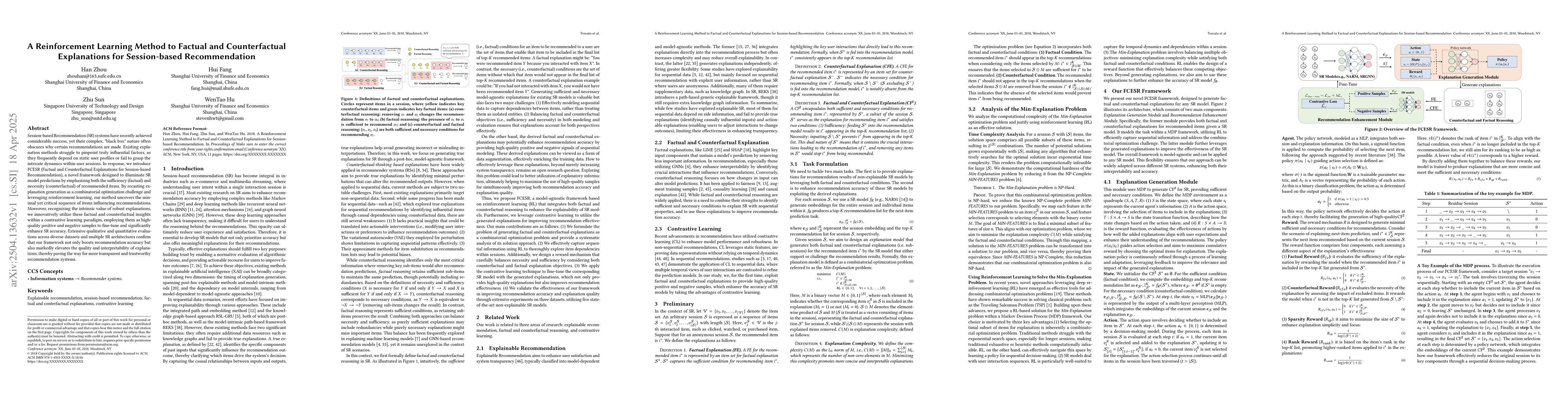 Thumbnail for A Reinforcement Learning Method to Factual and Counterfactual
  Explanations for Session-based Recommendation