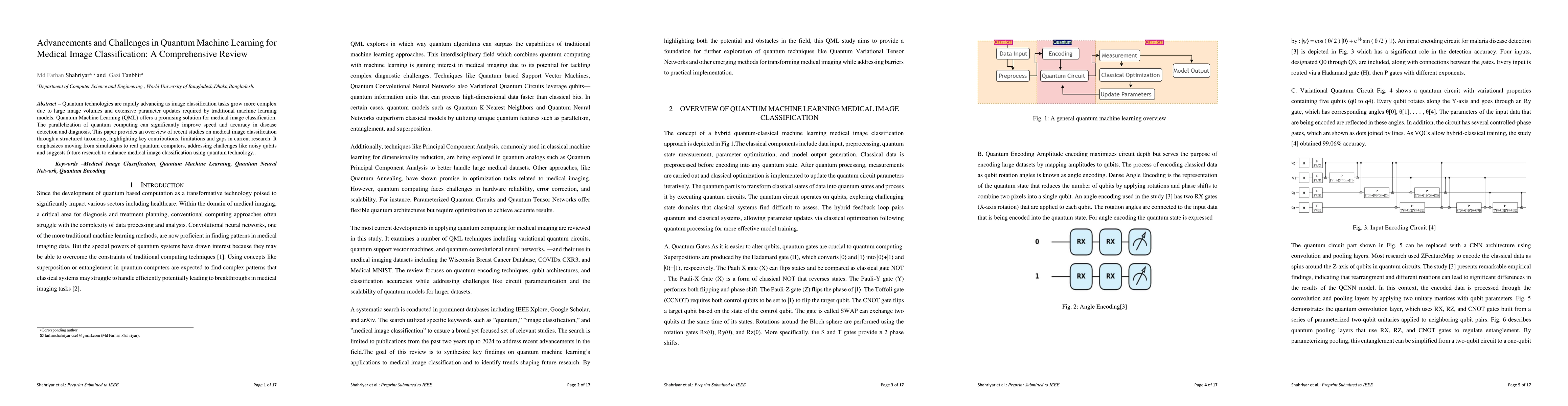 Thumbnail for Advancements and Challenges in Quantum Machine Learning for Medical
  Image Classification: A Comprehensive Review