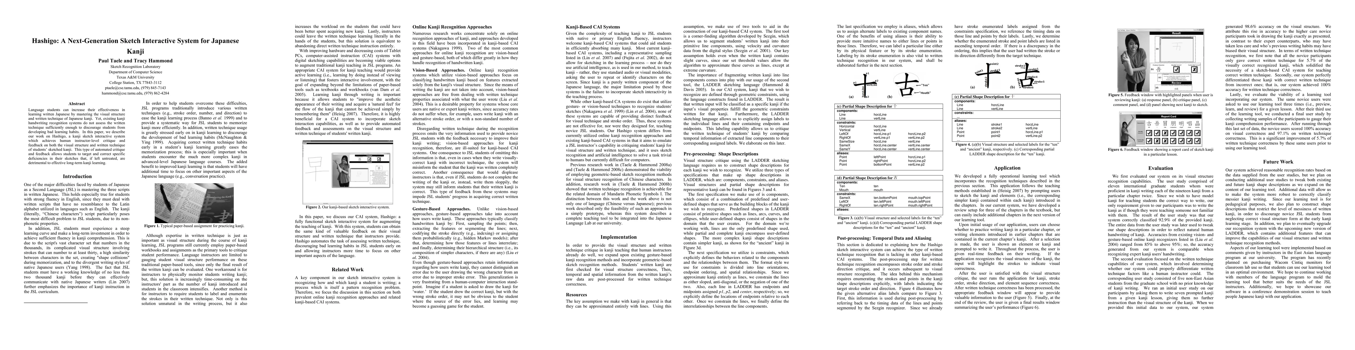 Thumbnail for Hashigo: A Next Generation Sketch Interactive System for Japanese Kanji