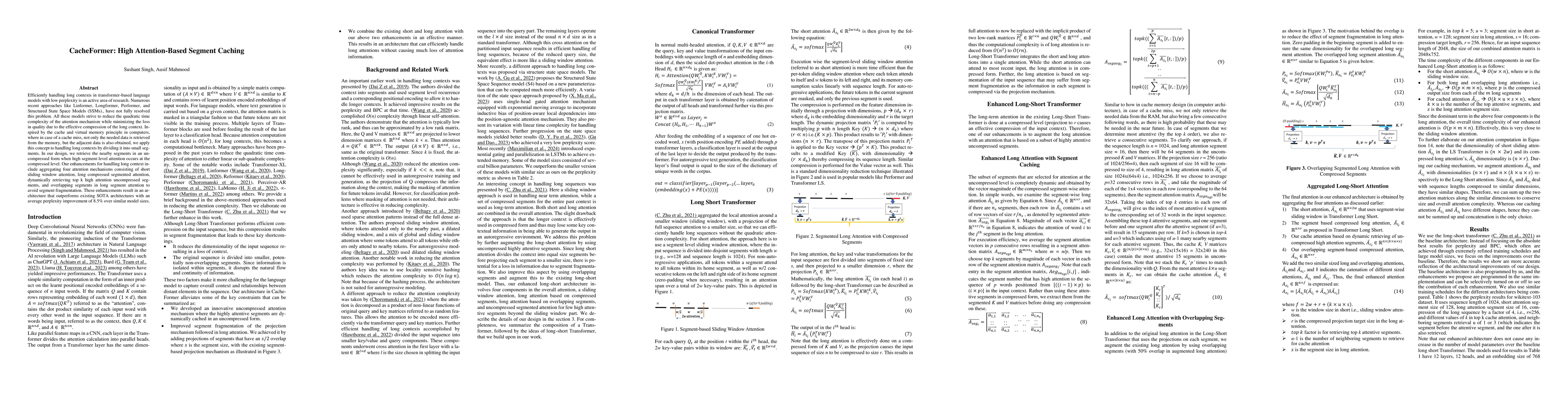 Thumbnail for CacheFormer: High Attention-Based Segment Caching