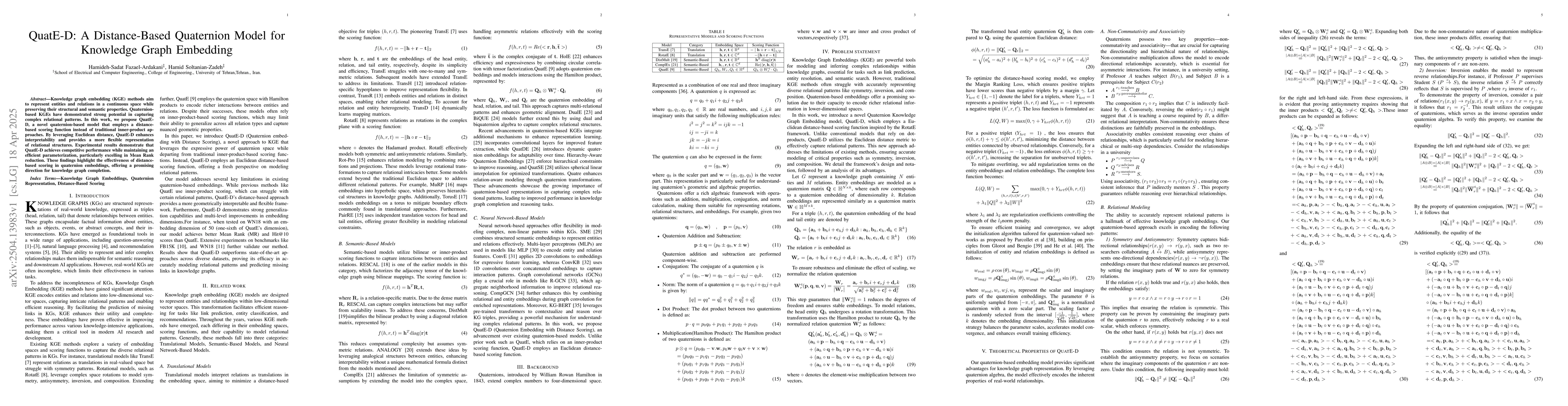 Thumbnail for QuatE-D: A Distance-Based Quaternion Model for Knowledge Graph Embedding