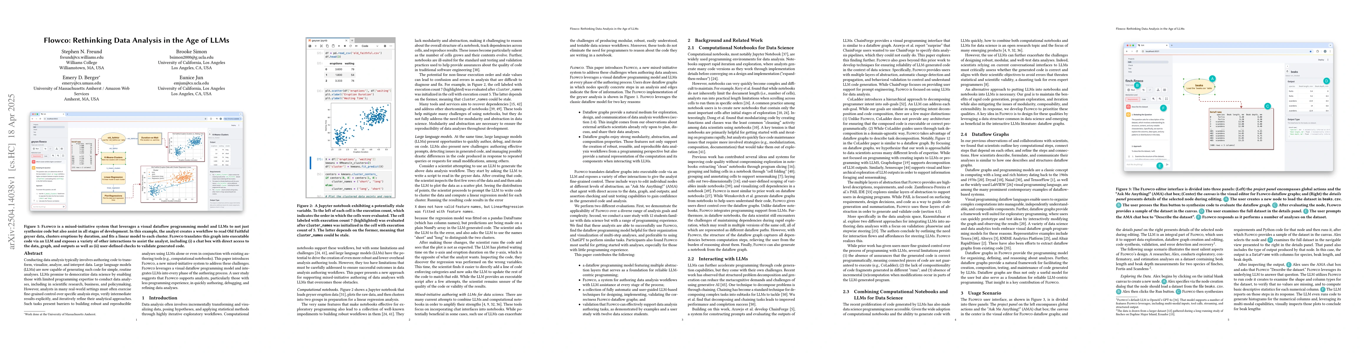 Thumbnail for Flowco: Rethinking Data Analysis in the Age of LLMs