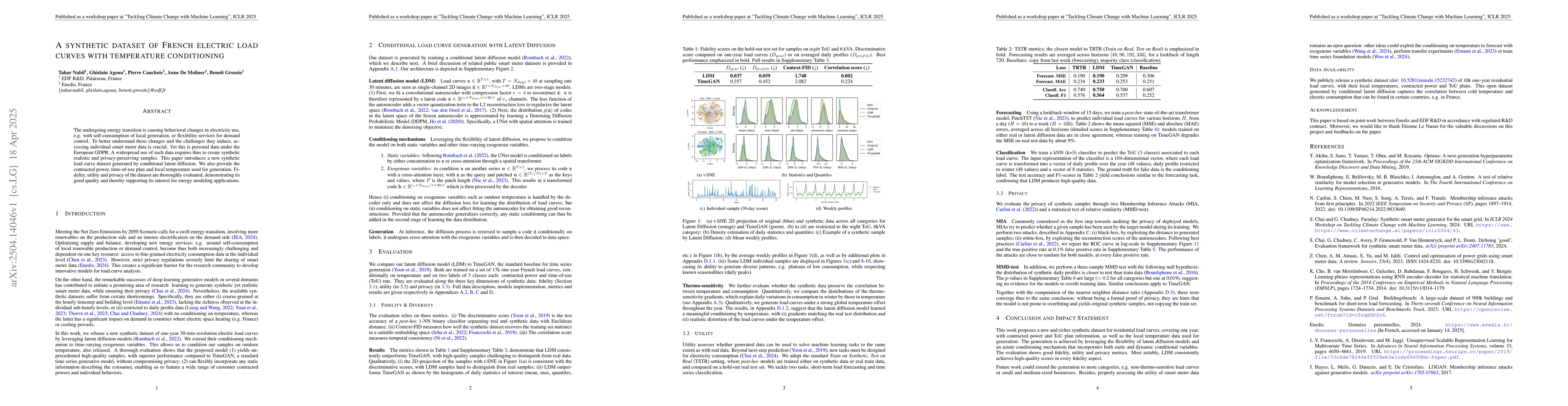 Thumbnail for A synthetic dataset of French electric load curves with temperature
  conditioning