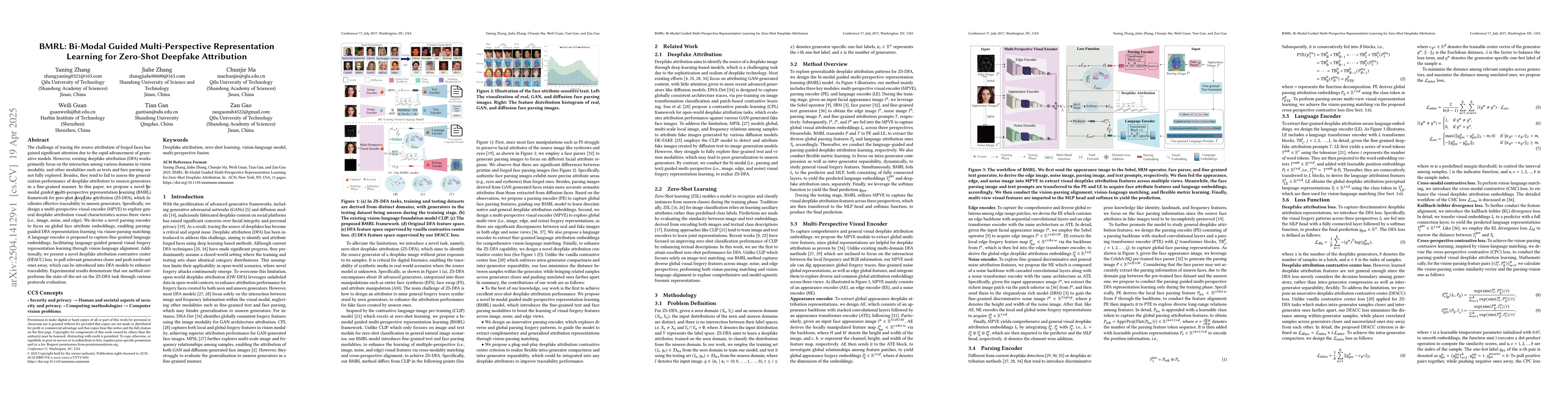 Thumbnail for BMRL: Bi-Modal Guided Multi-Perspective Representation Learning for
  Zero-Shot Deepfake Attribution