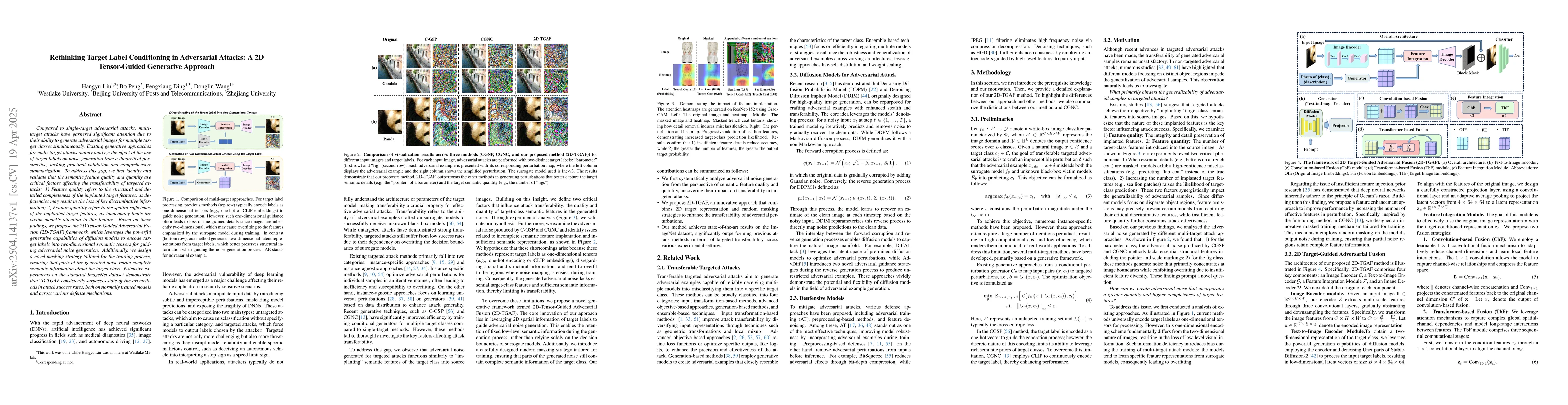 Thumbnail for Rethinking Target Label Conditioning in Adversarial Attacks: A 2D
  Tensor-Guided Generative Approach