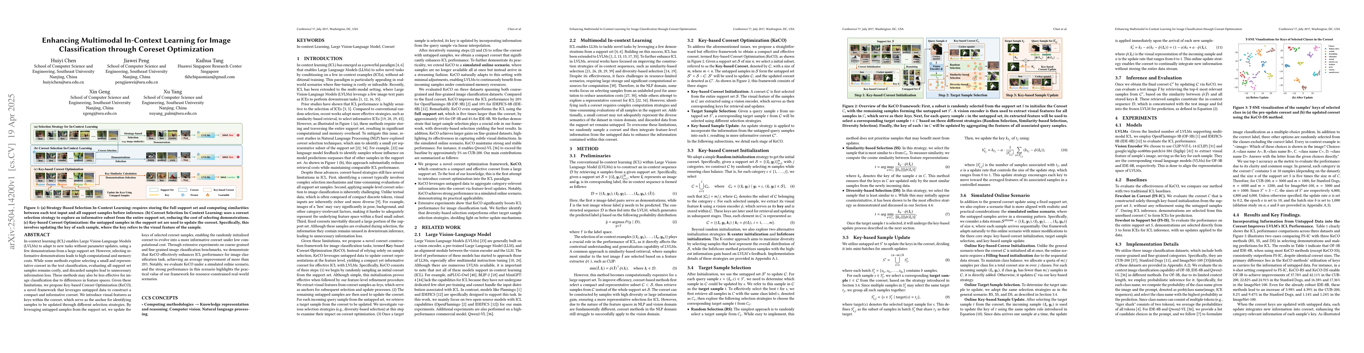 Thumbnail for Enhancing Multimodal In-Context Learning for Image Classification
  through Coreset Optimization
