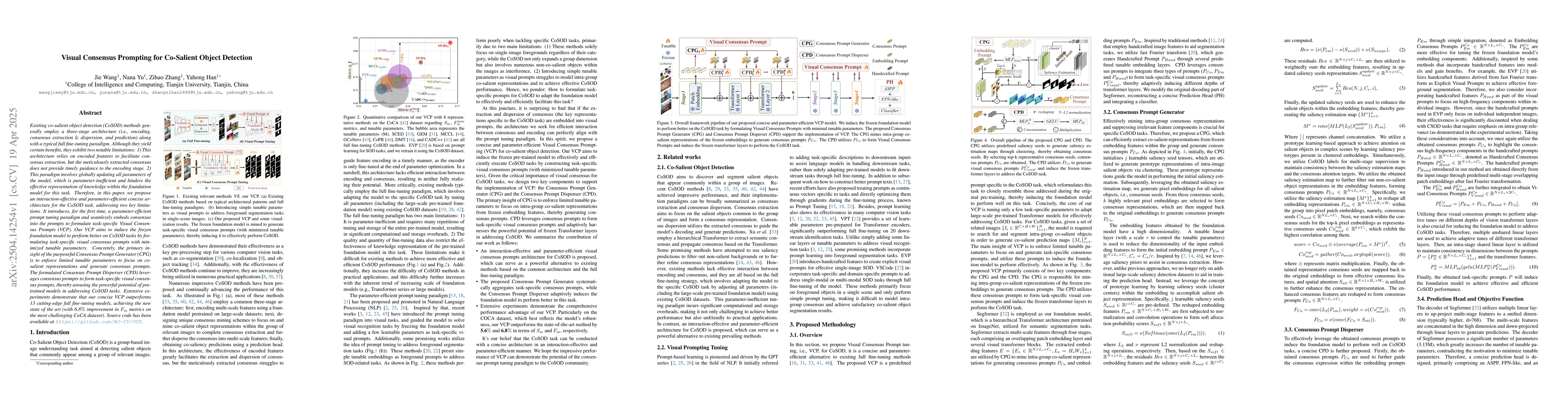 Thumbnail for Visual Consensus Prompting for Co-Salient Object Detection