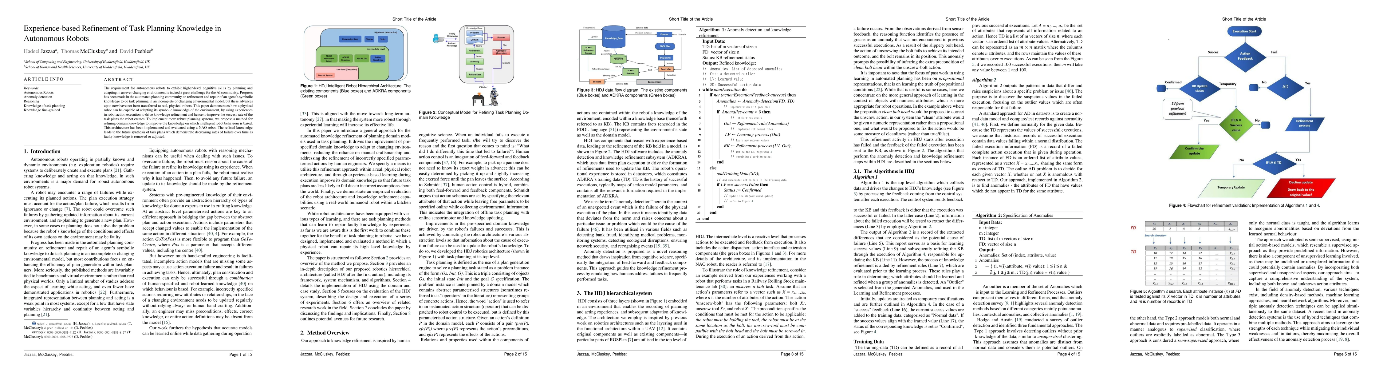 Thumbnail for Experience-based Refinement of Task Planning Knowledge in Autonomous
  Robots