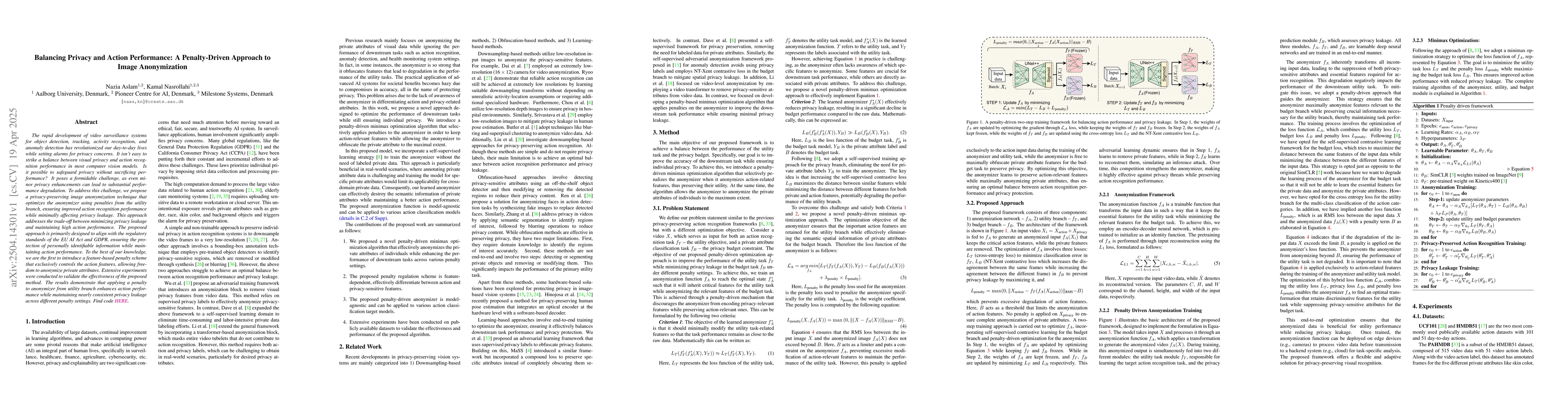 Thumbnail for Balancing Privacy and Action Performance: A Penalty-Driven Approach to
  Image Anonymization