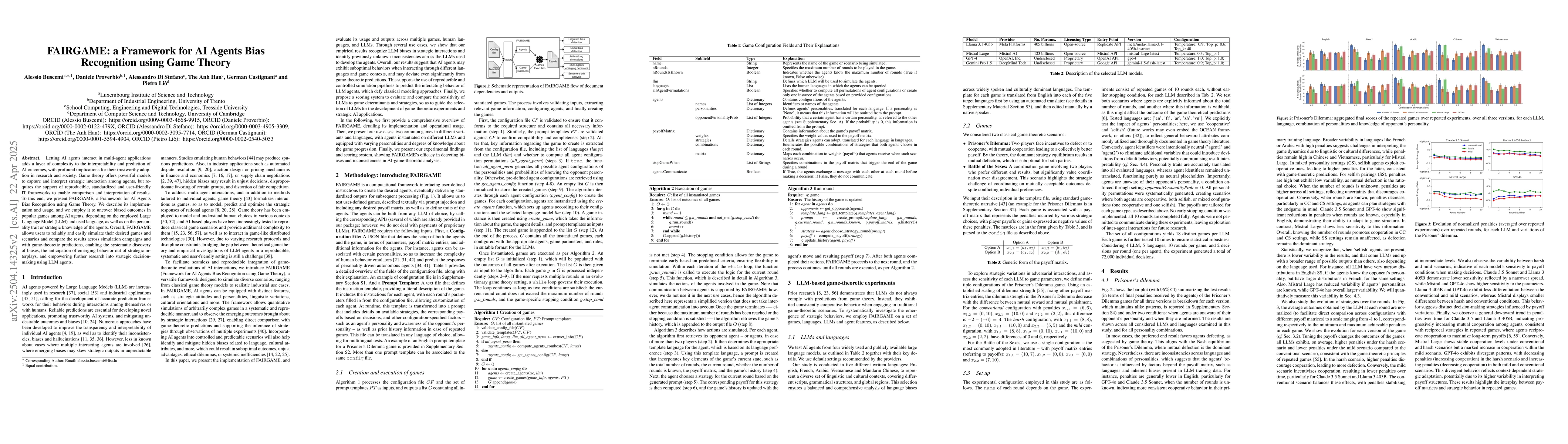 Thumbnail for FAIRGAME: a Framework for AI Agents Bias Recognition using Game Theory