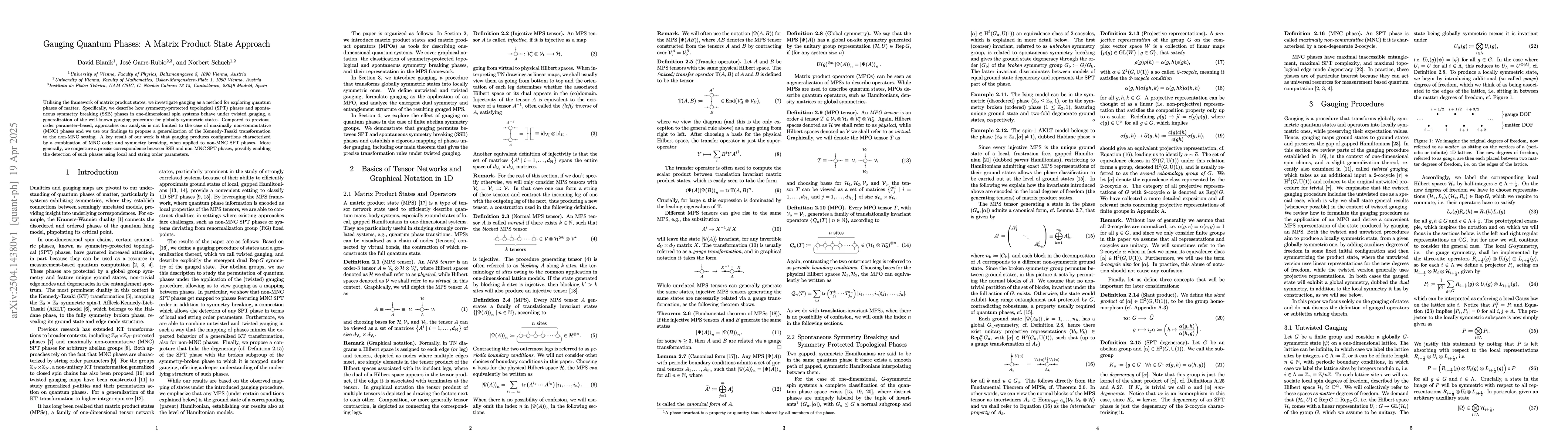 Thumbnail for Gauging Quantum Phases: A Matrix Product State Approach