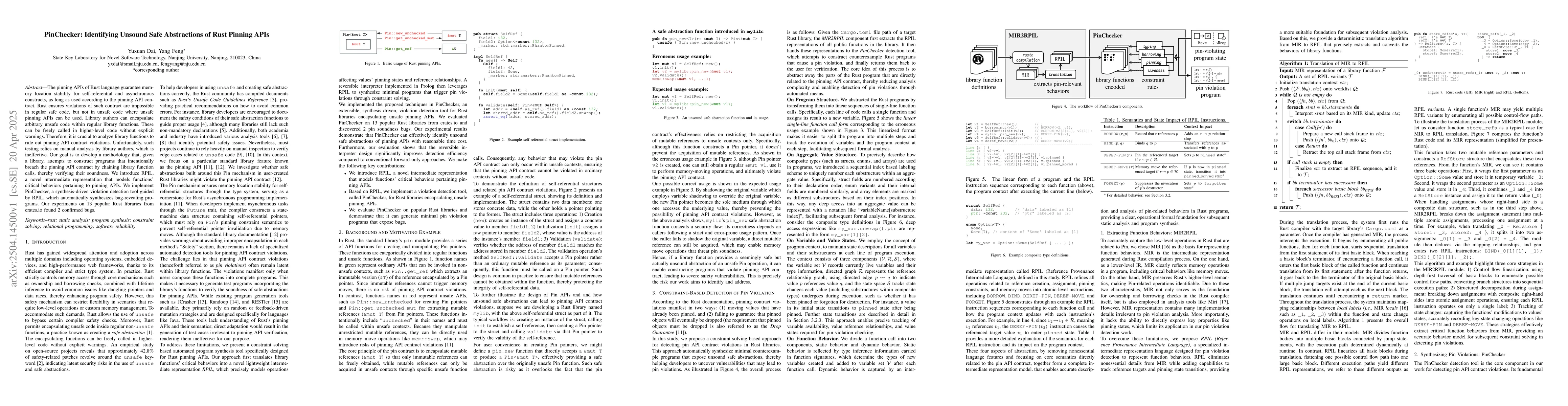 Thumbnail for PinChecker: Identifying Unsound Safe Abstractions of Rust Pinning APIs