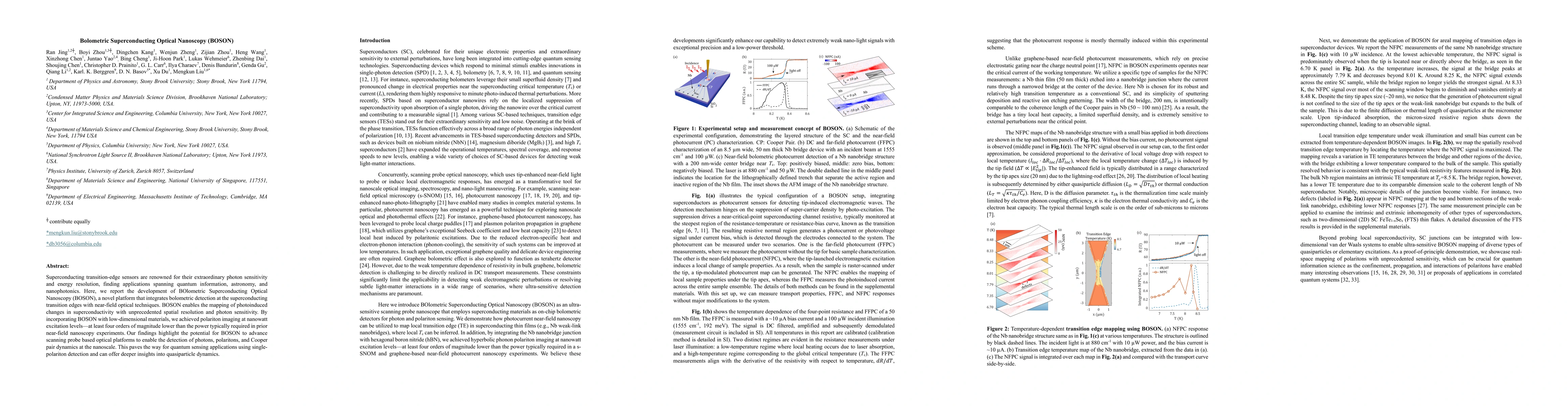 Thumbnail for Bolometric Superconducting Optical Nanoscopy (BOSON)