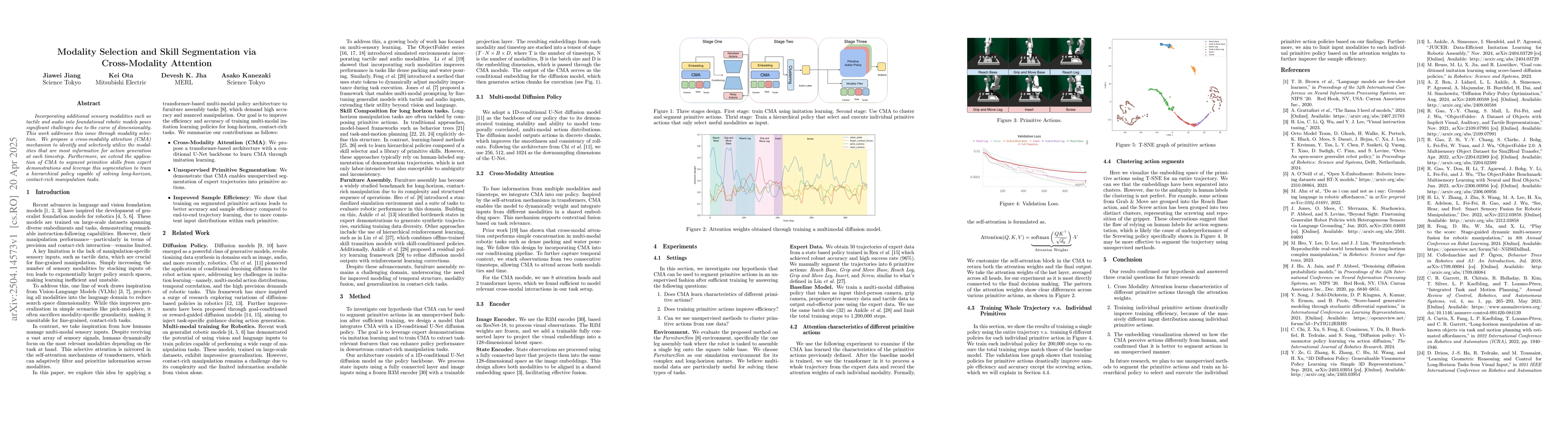 Thumbnail for Modality Selection and Skill Segmentation via Cross-Modality Attention