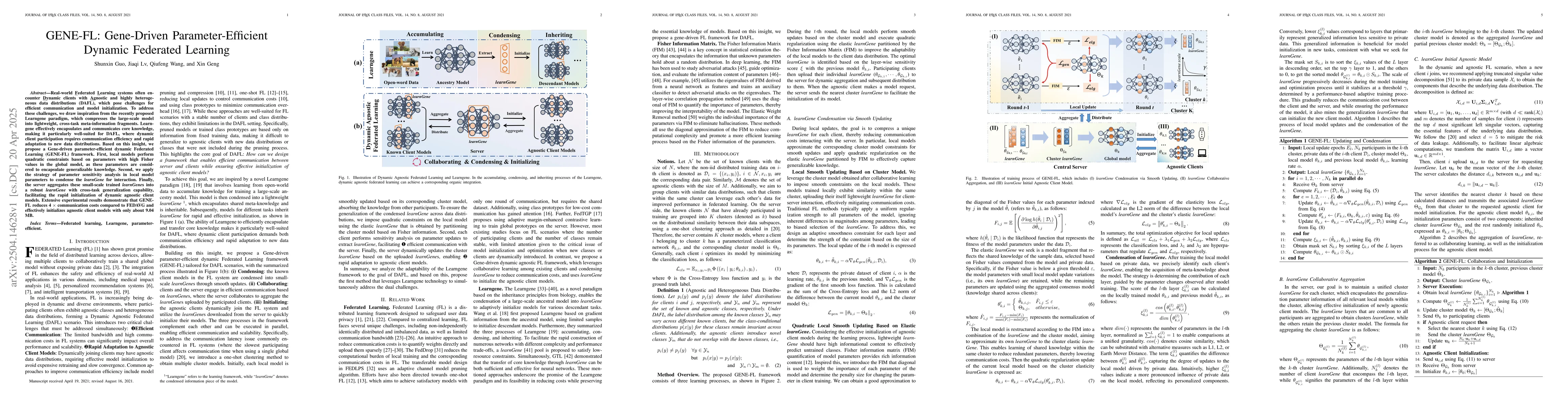 Thumbnail for GENE-FL: Gene-Driven Parameter-Efficient Dynamic Federated Learning