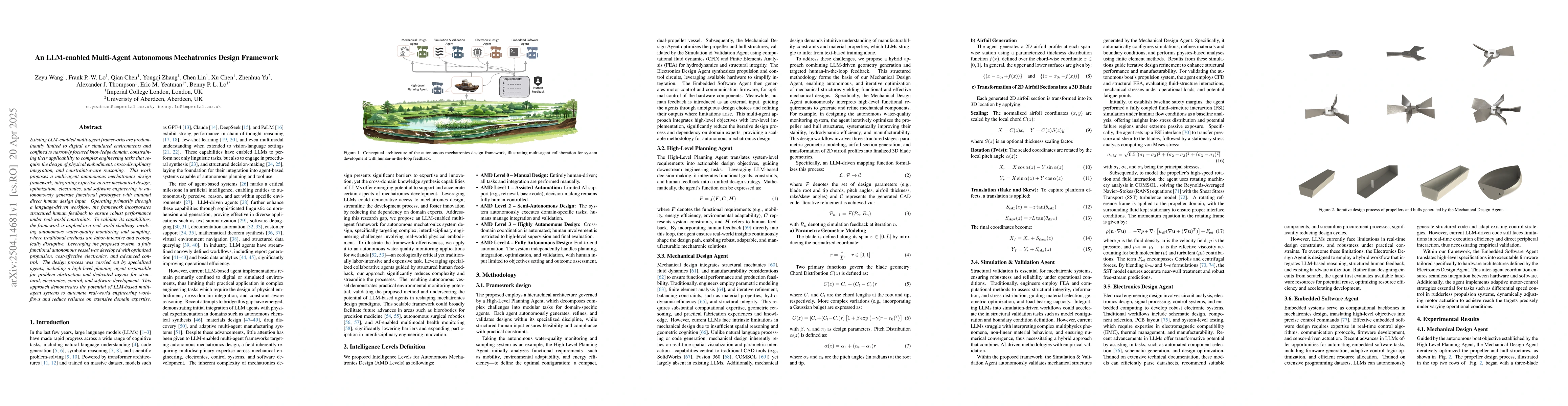 Thumbnail for An LLM-enabled Multi-Agent Autonomous Mechatronics Design Framework