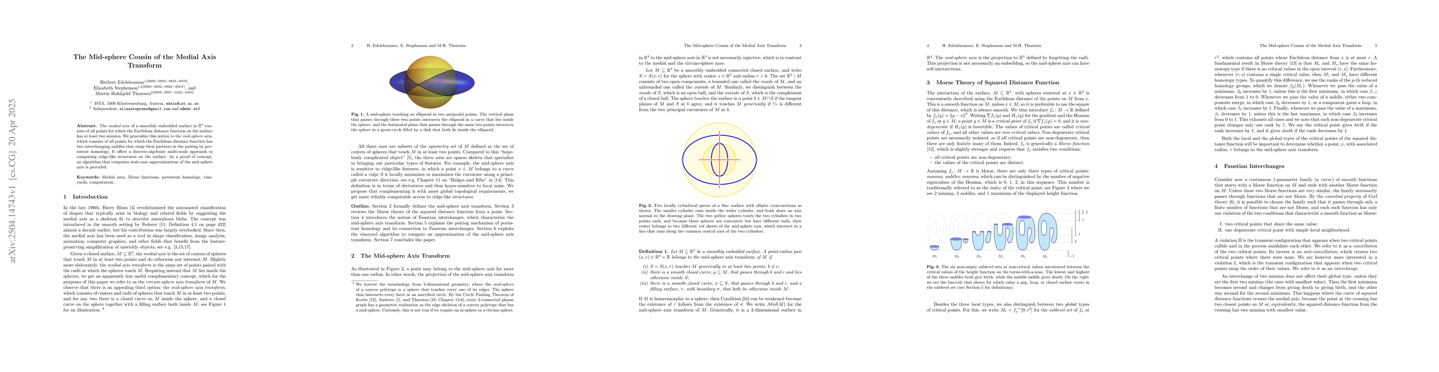 Thumbnail for The Mid-sphere Cousin of the Medial Axis Transform