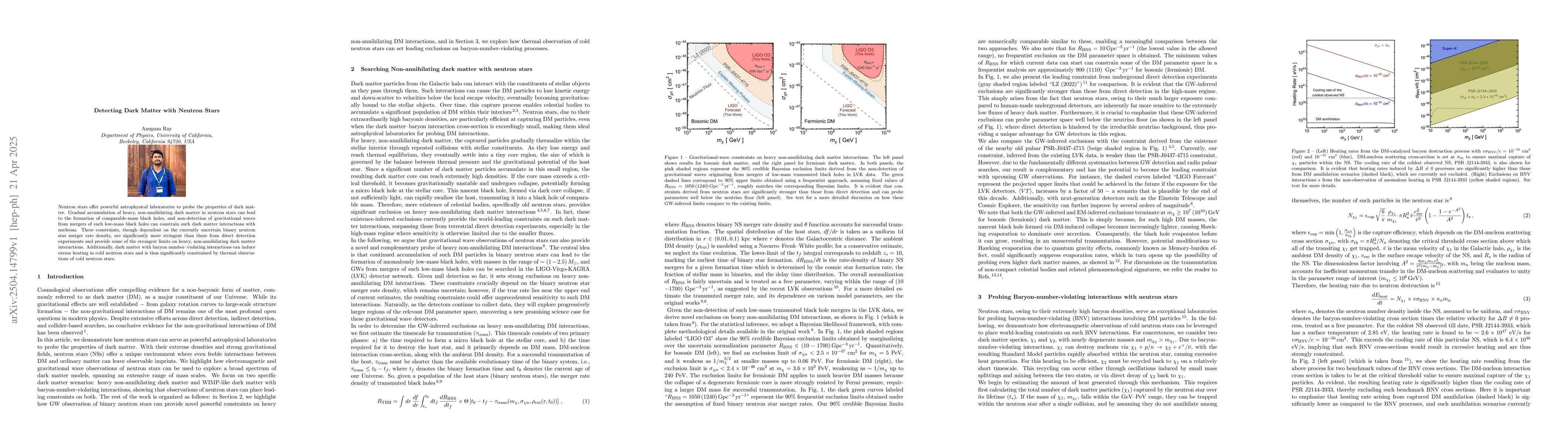 Thumbnail for Detecting Dark Matter with Neutron Stars
