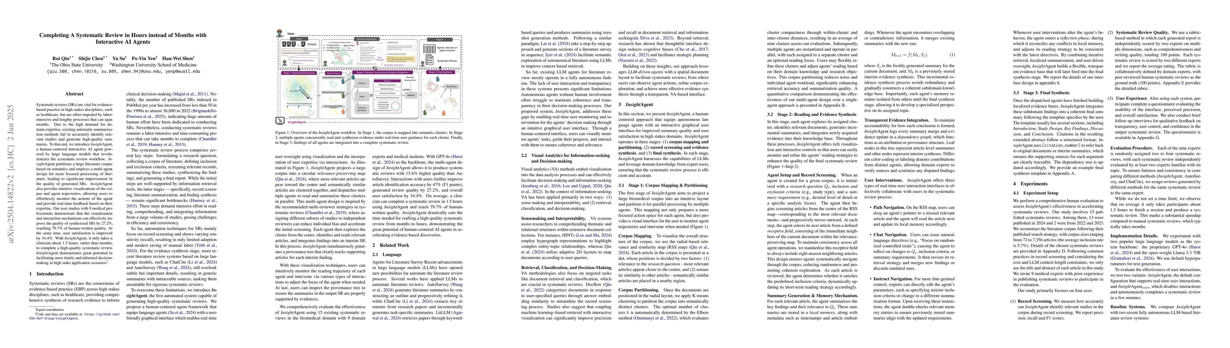Thumbnail for Completing A Systematic Review in Hours instead of Months with
  Interactive AI Agents