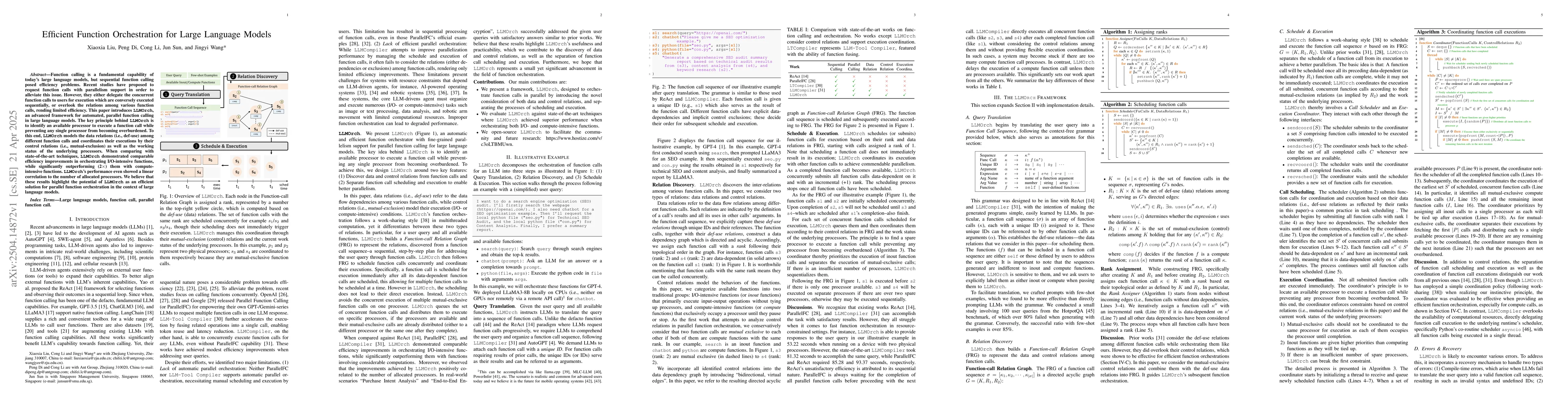 Thumbnail for Efficient Function Orchestration for Large Language Models