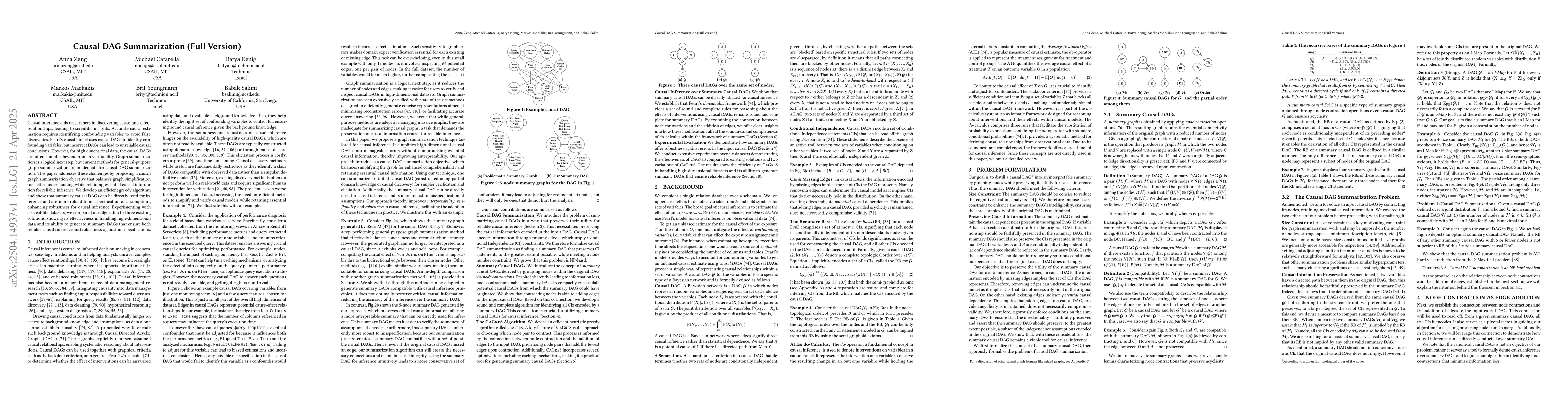 Thumbnail for Causal DAG Summarization (Full Version)