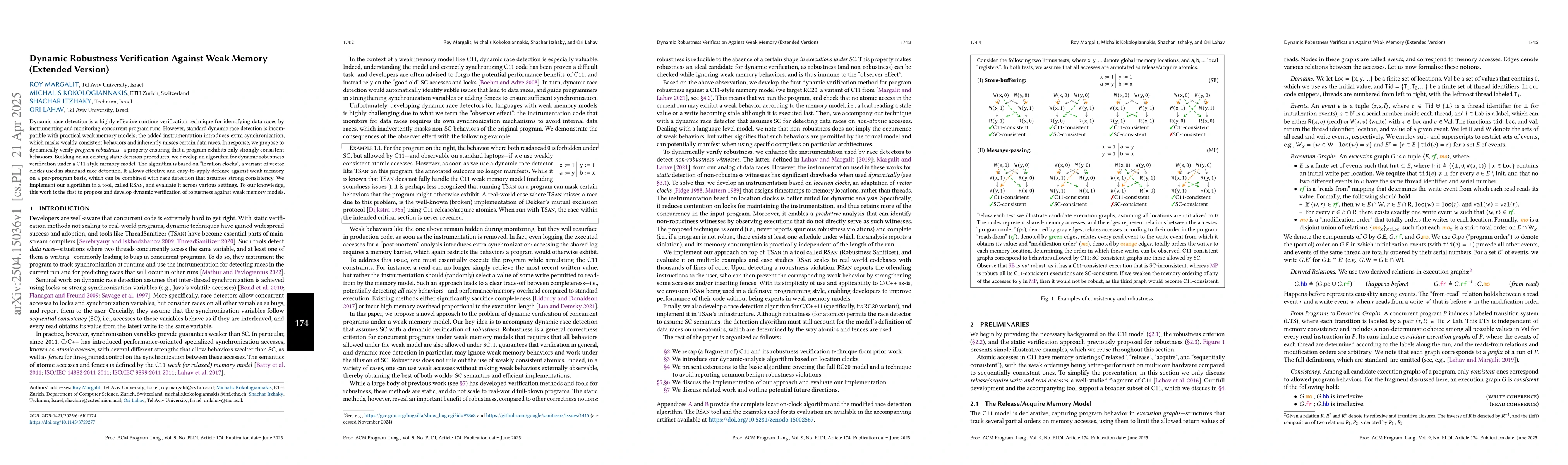 Thumbnail for Dynamic Robustness Verification Against Weak Memory (Extended Version)