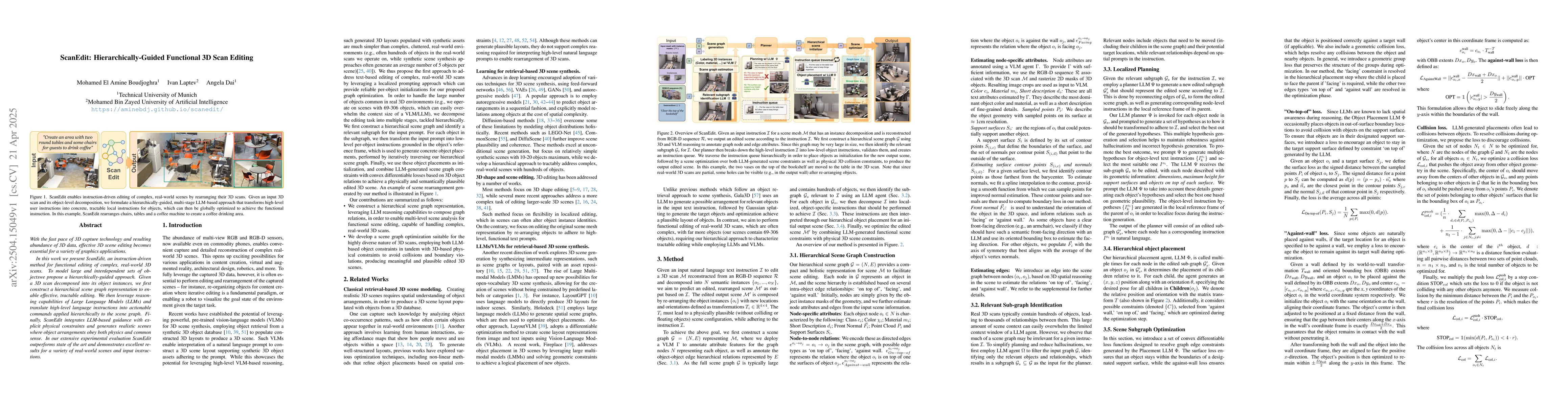 Thumbnail for ScanEdit: Hierarchically-Guided Functional 3D Scan Editing