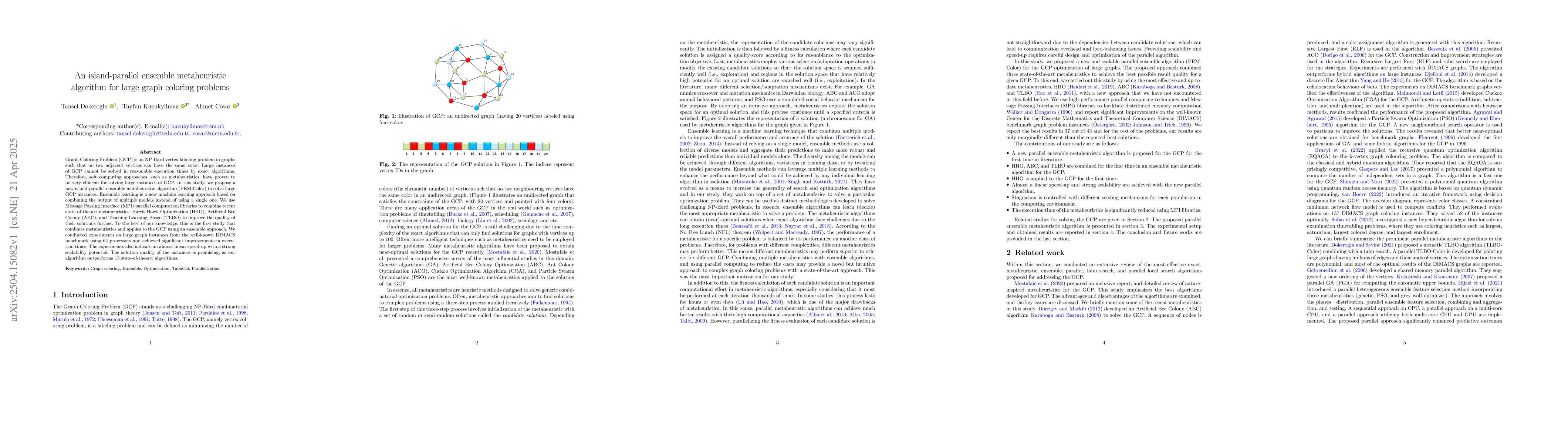 Thumbnail for An island-parallel ensemble metaheuristic algorithm for large graph
  coloring problems