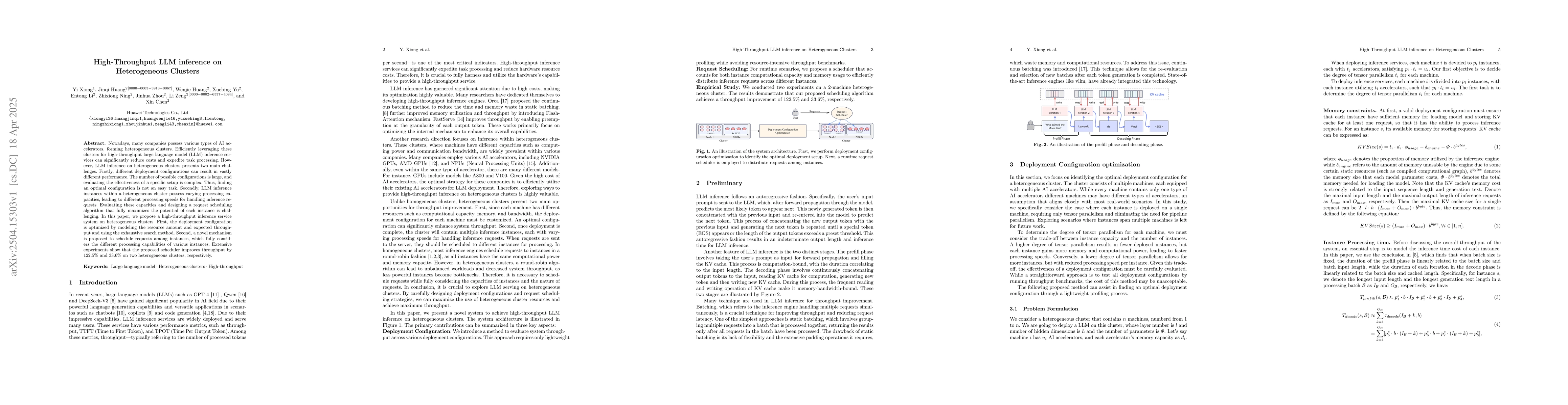 Thumbnail for High-Throughput LLM inference on Heterogeneous Clusters