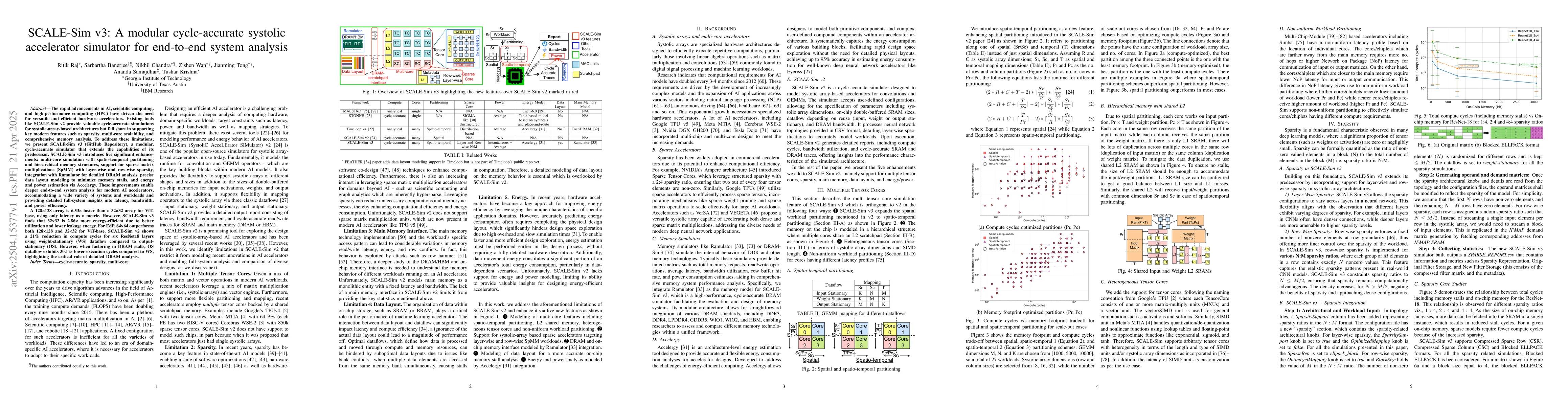 Thumbnail for SCALE-Sim v3: A modular cycle-accurate systolic accelerator simulator
  for end-to-end system analysis