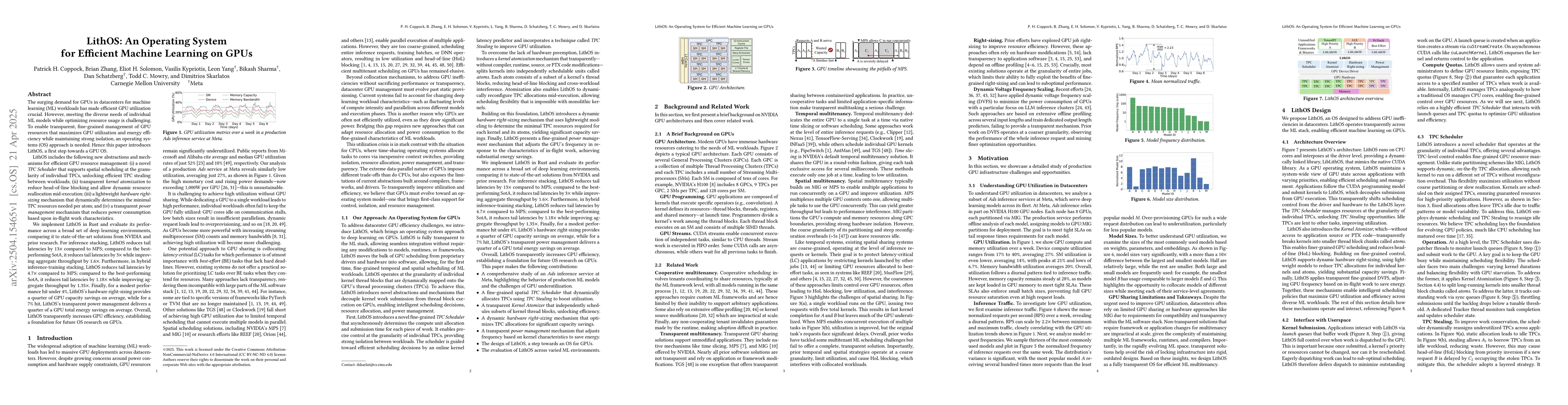 Thumbnail for LithOS: An Operating System for Efficient Machine Learning on GPUs