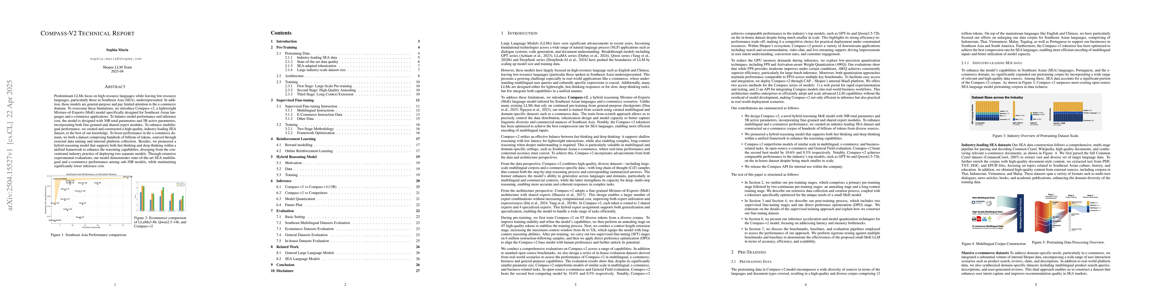 Thumbnail for Compass-V2 Technical Report