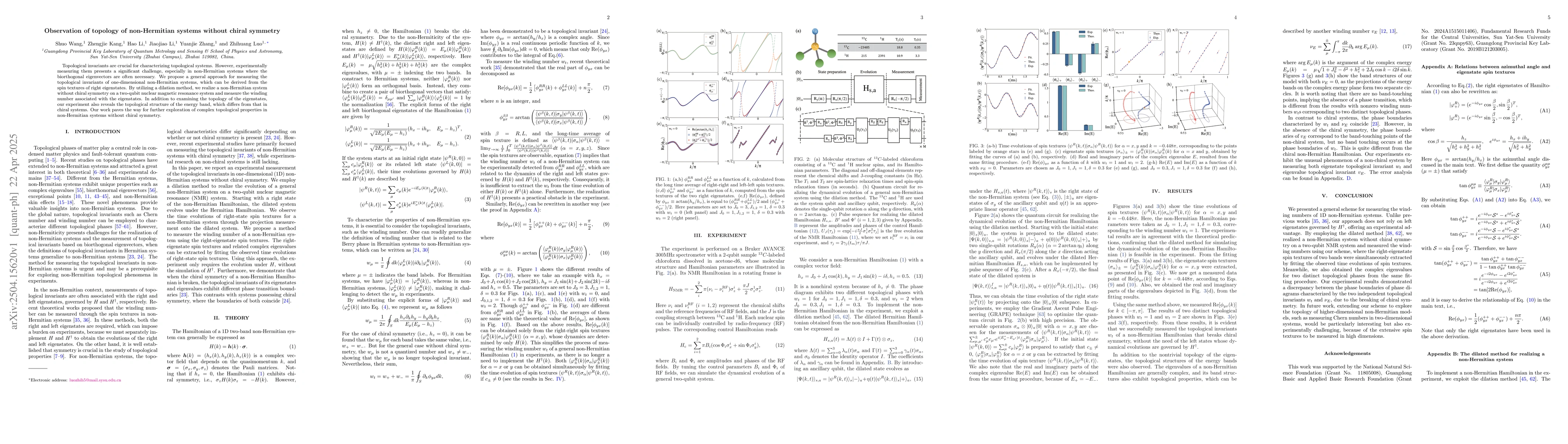 Thumbnail for Observation of topology of non-Hermitian systems without chiral symmetry
