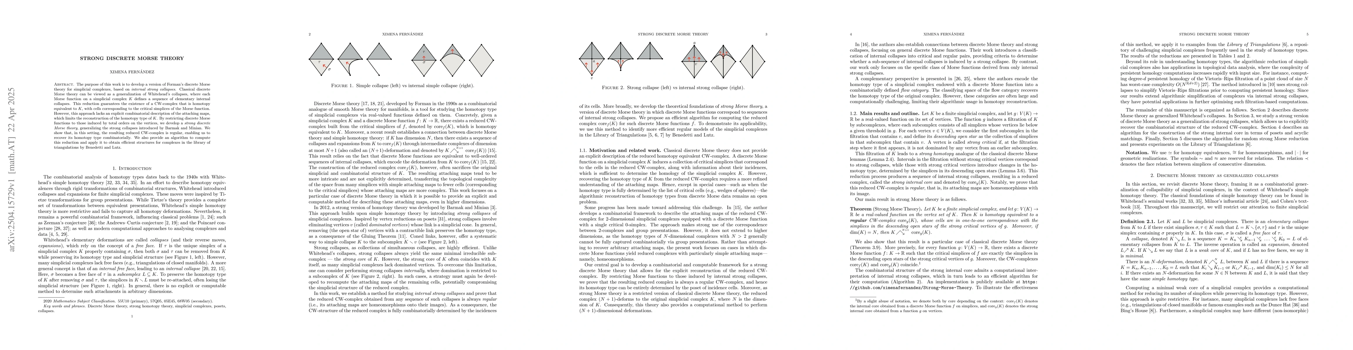 Thumbnail for Strong discrete Morse theory