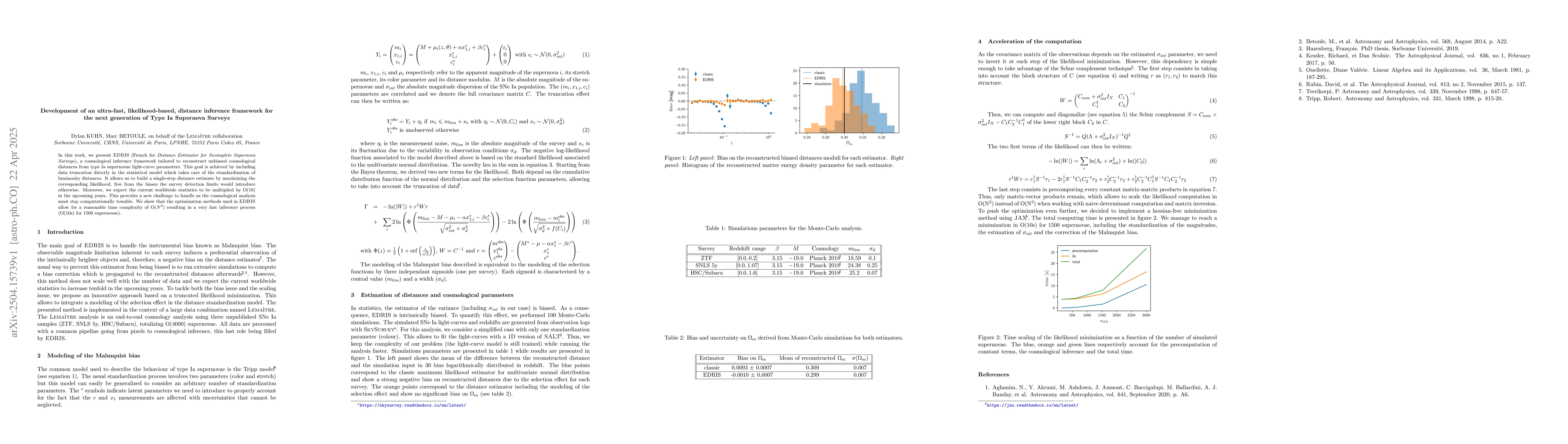 Thumbnail for Development of an Ultra-fast, Likelihood-based, Distance Inference
  Framework for the Next Generation of Type Ia Supernova Surveys