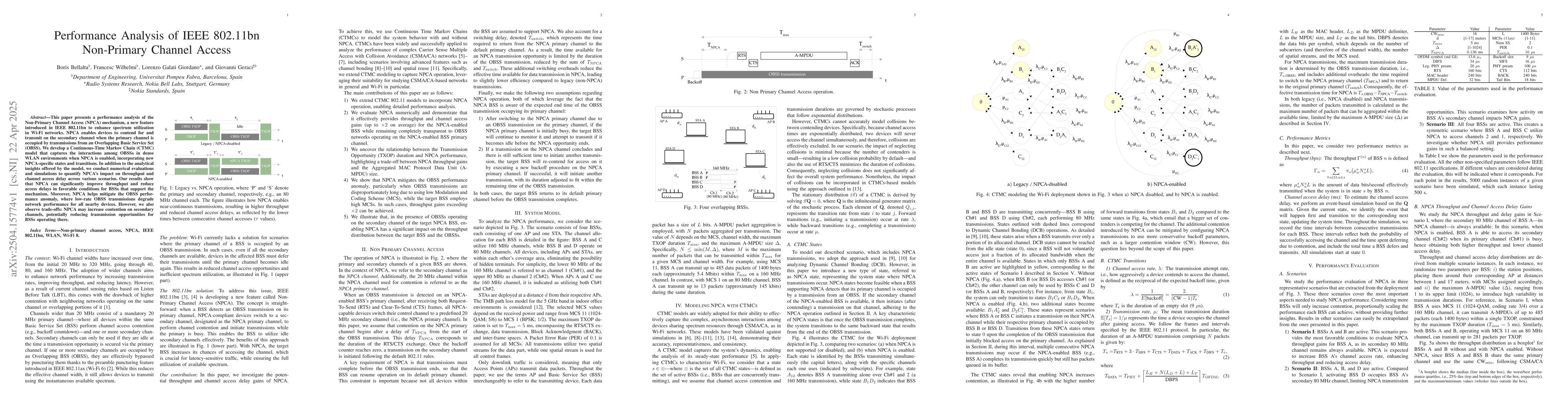 Thumbnail for Performance Analysis of IEEE 802.11bn Non-Primary Channel Access