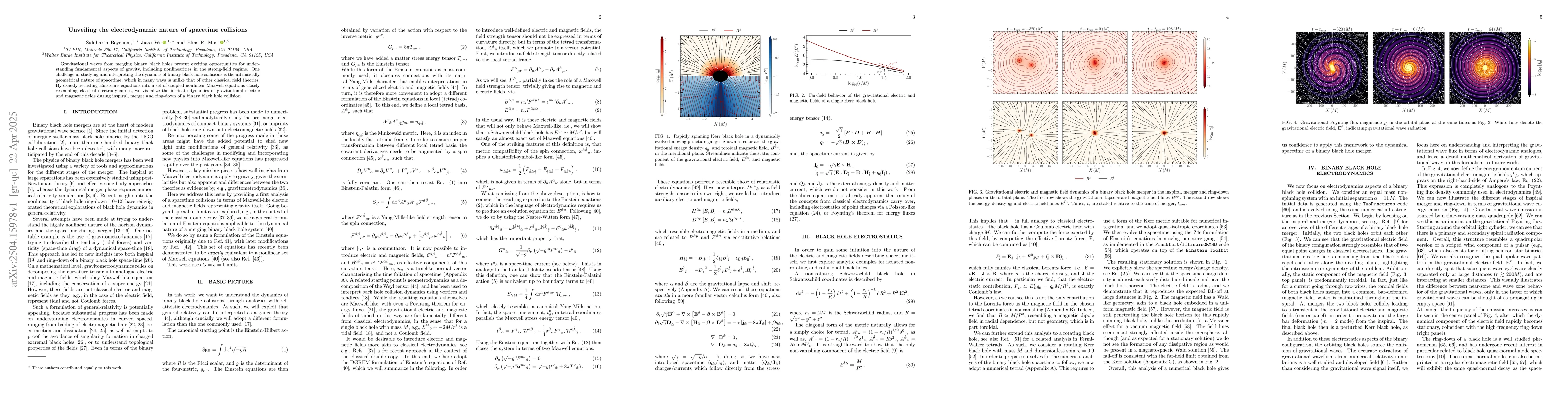 Thumbnail for Unveiling the electrodynamic nature of spacetime collisions