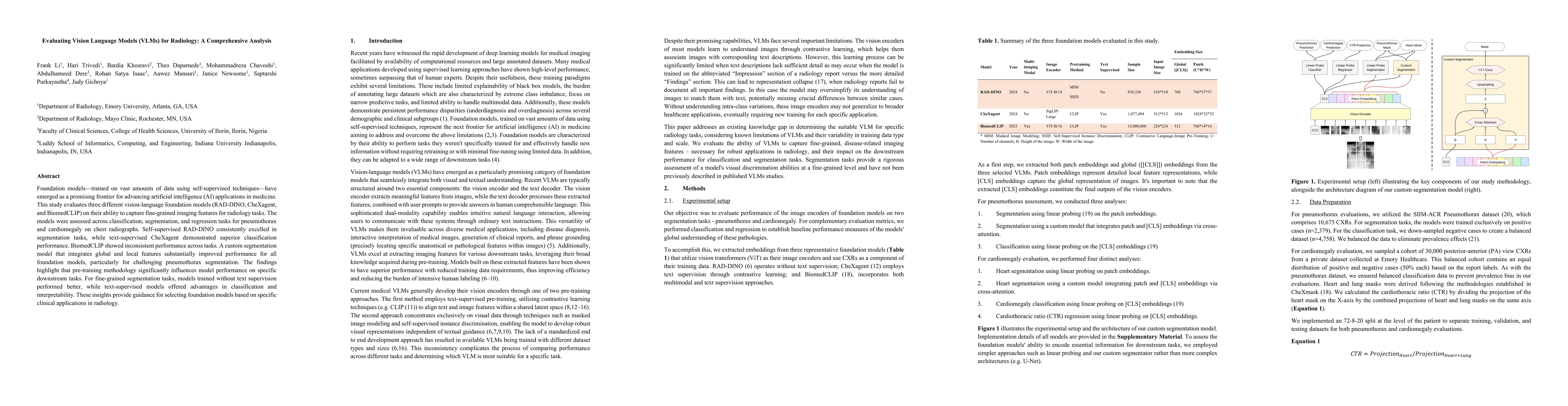 Thumbnail for Evaluating Vision Language Models (VLMs) for Radiology: A Comprehensive
  Analysis