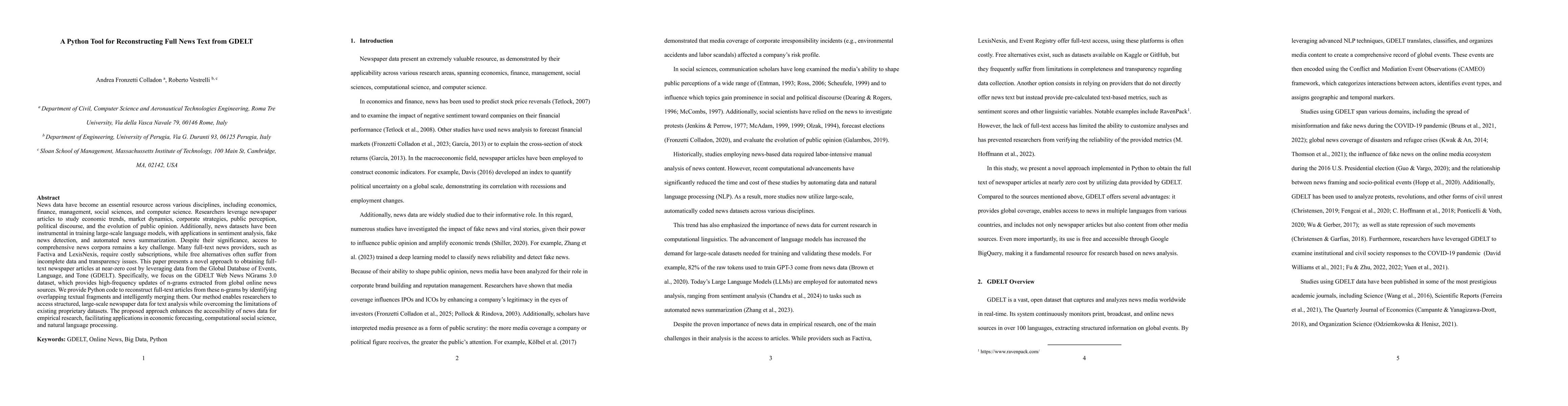 Thumbnail for A Python Tool for Reconstructing Full News Text from GDELT