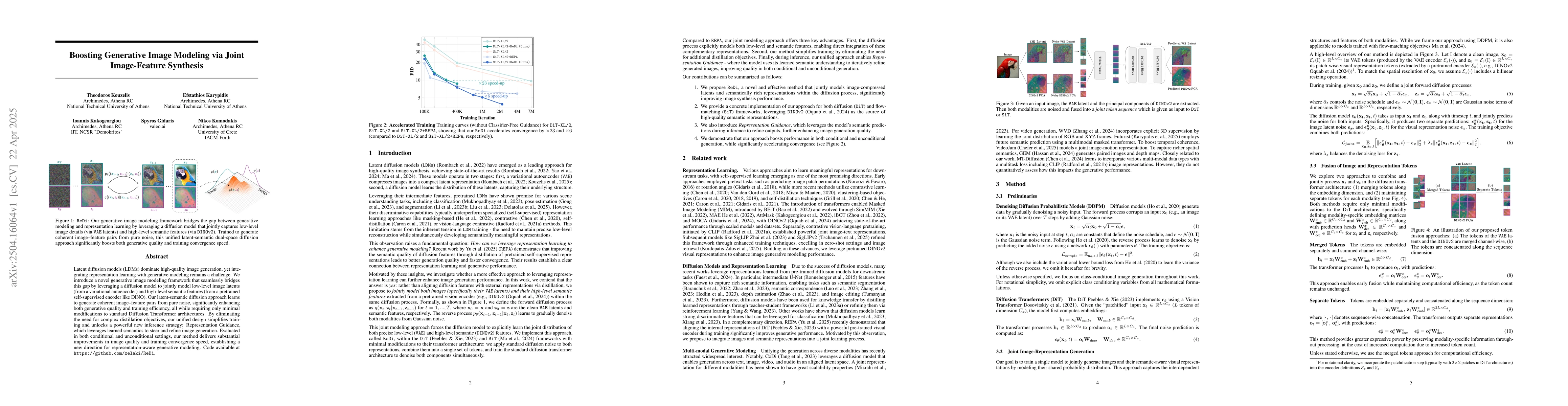 Thumbnail for Boosting Generative Image Modeling via Joint Image-Feature Synthesis