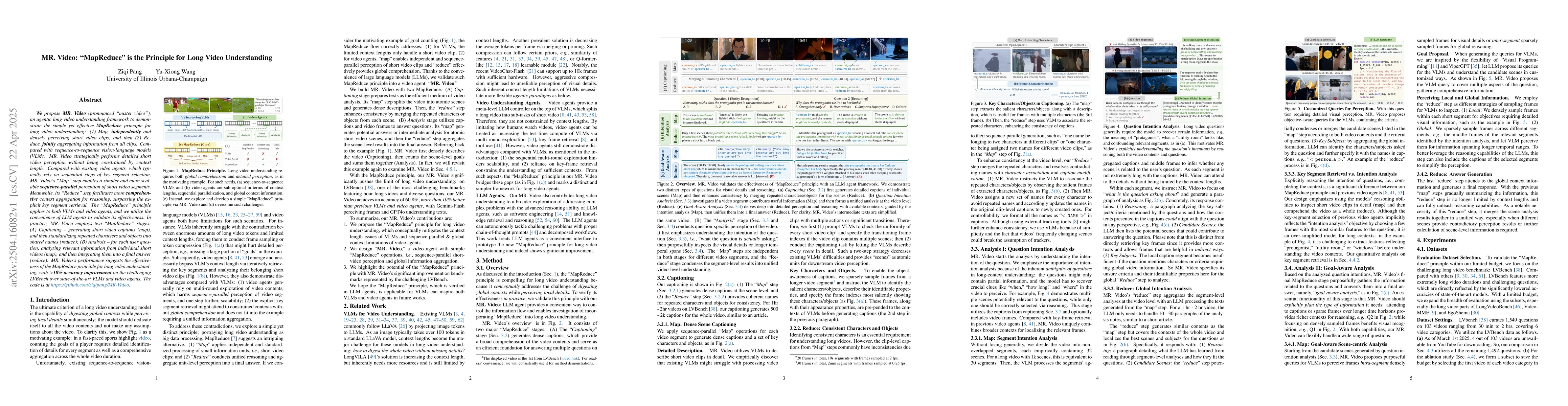 Thumbnail for MR. Video: "MapReduce" is the Principle for Long Video Understanding