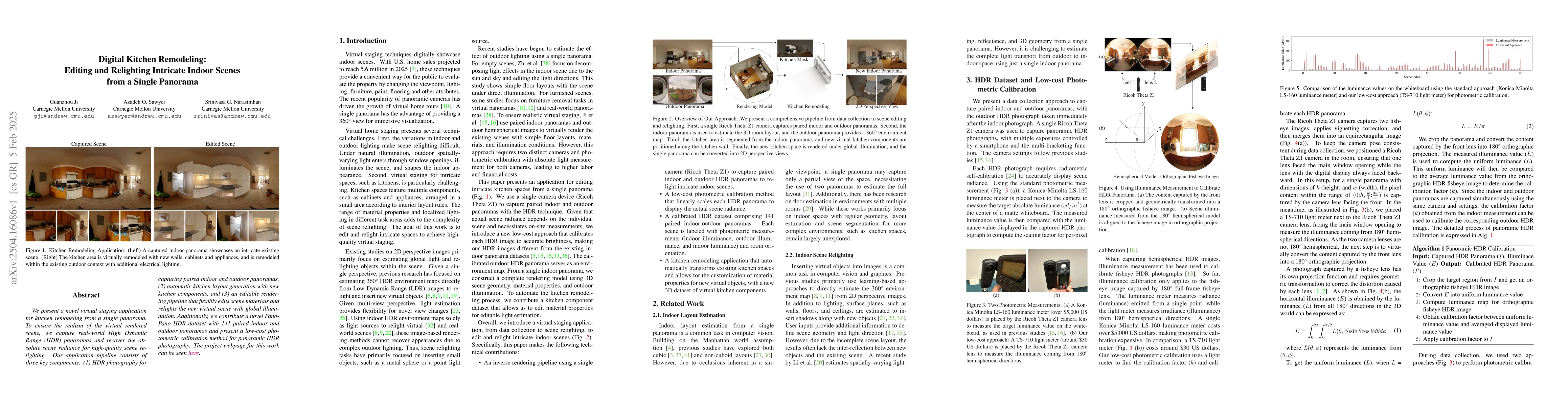 Thumbnail for Digital Kitchen Remodeling: Editing and Relighting Intricate Indoor
  Scenes from a Single Panorama